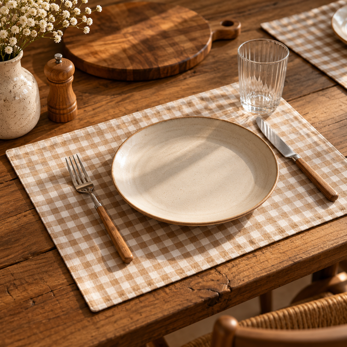 Set de table Vichy – Fait main